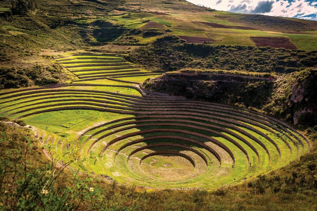 Moray Inca ruins in the Sacred Valley