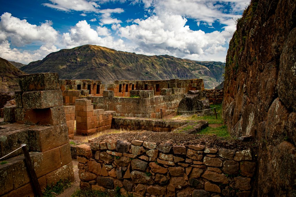 Pisac ruins in the Sacred Valley
